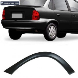 MOLDURA RODA CORSA SEDAN 1996/2010, WAGON 1996/2002 TRASEIRO (PTO LISO)