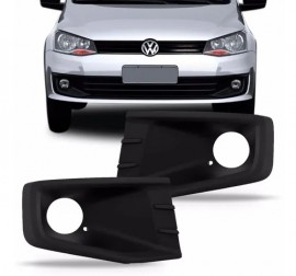 Grade Para-Choque Gol Track Saveiro G6 2013 a 2016 Lateral Com Furo Milha