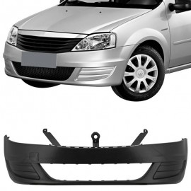P/CHOQUE LOGAN 10/14 DIANTEIRO PRETO LISO S/FAROL DE MILHA