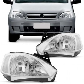 FAROL CORSA E MONTANA 2003 A 2007 - CROMADO