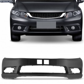 P/CHOQUE CIVIC 12/16 DIANTEIRO PRETO LISO C/RESSALTO DE PLACA