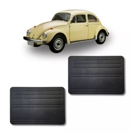 Forro De Porta Fusca At� 1977 Vinil Preto Sem Bolsa - PRE�O DO PAR