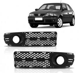 Grade Para-Choque Gol Parati Saveiro G3 2003 a 2005 Fase 2 Lateral Com Furo Milha
