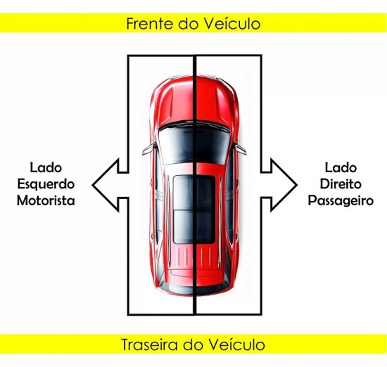 Par Moldura Vão de Roda GM Corsa Hatch 2003/2012 Dianteira - Delivery Peças