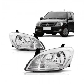 Farol Celta e Prisma 2007 a 2010 (Cromado)
