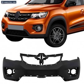 P/CHOQUE KWID 17/22 DIANTEIRO PRETO LISO C/ E S/ FAROL MILHA