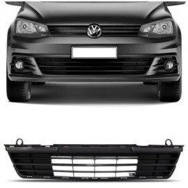 Grade Para-Choque Gol Voyage G7 2016 a 2017 Central Preta