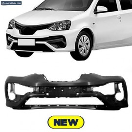 P/CHOQUE ETIOS HATCH E SEDAN 17/21 DIANTEIRO PRETO LISO